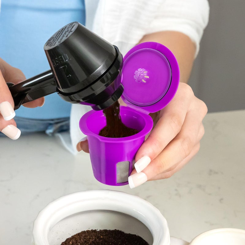 Perfect Pod Cafe Flow 1-Stream Reusable Coffee Pod Filter - Refillable K Cup Capsule Compatible with Keurig K-Mini Plus K-Duo and Select Coffee Makers (See Full Compatibility Chart) - Image 4